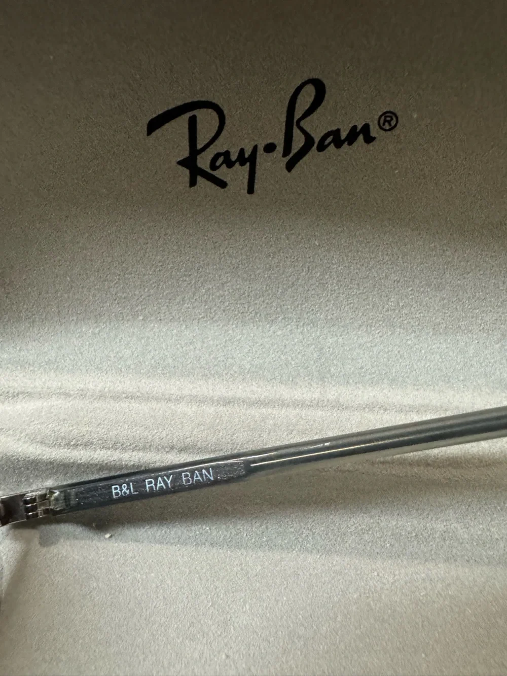 Vintage Ray-Ban Bausch & Lomb (B&L) Oval Sunglasses w/cloth & hard-shell case